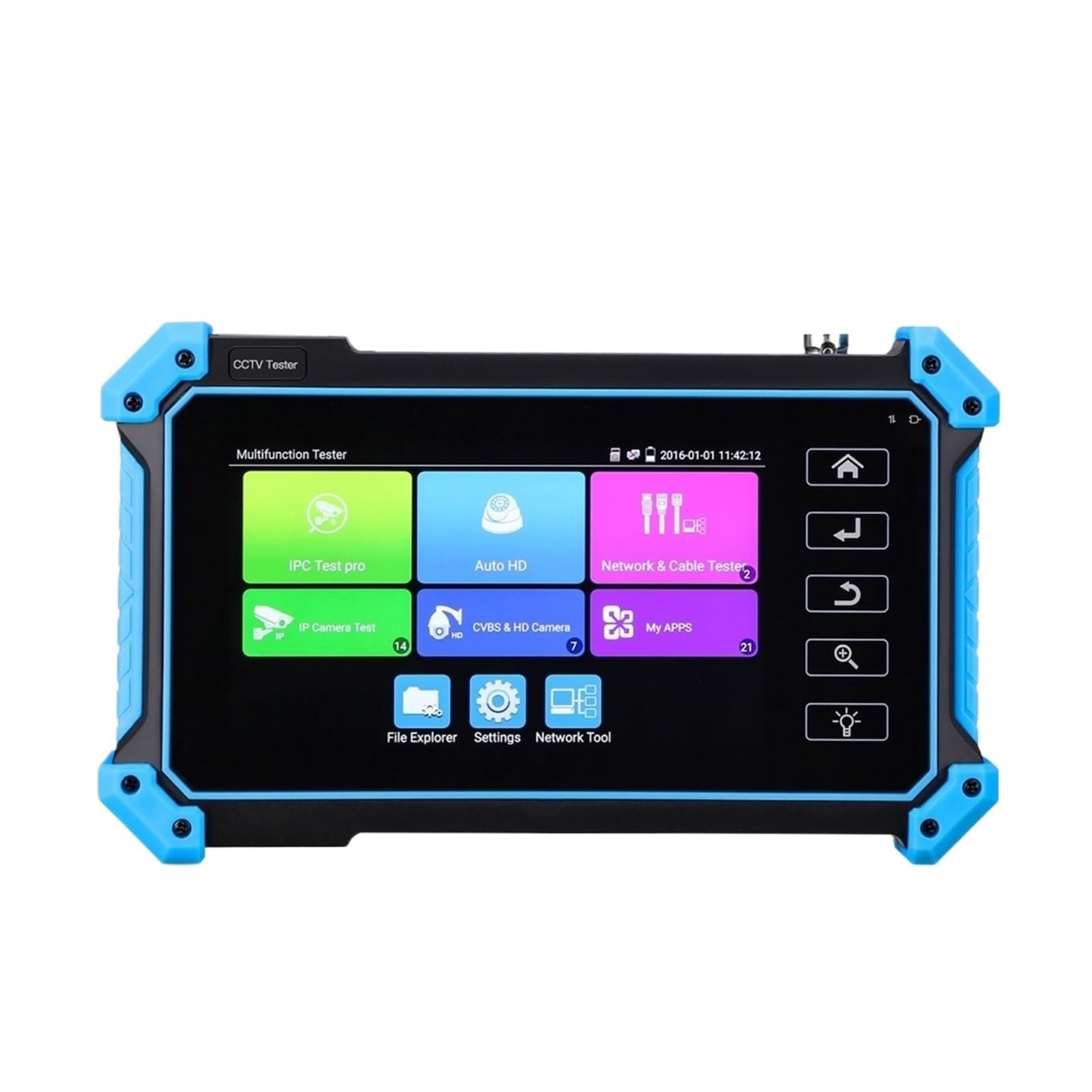 Tester CCTV 3200C Tester For Fotocamera HD Coassiale 4K 8MP ADH VGA SDI Con Tracciatore Di Cavi Monitor Schermo TFT-LCD Da 5 Pollici(IPC-5100Plus)