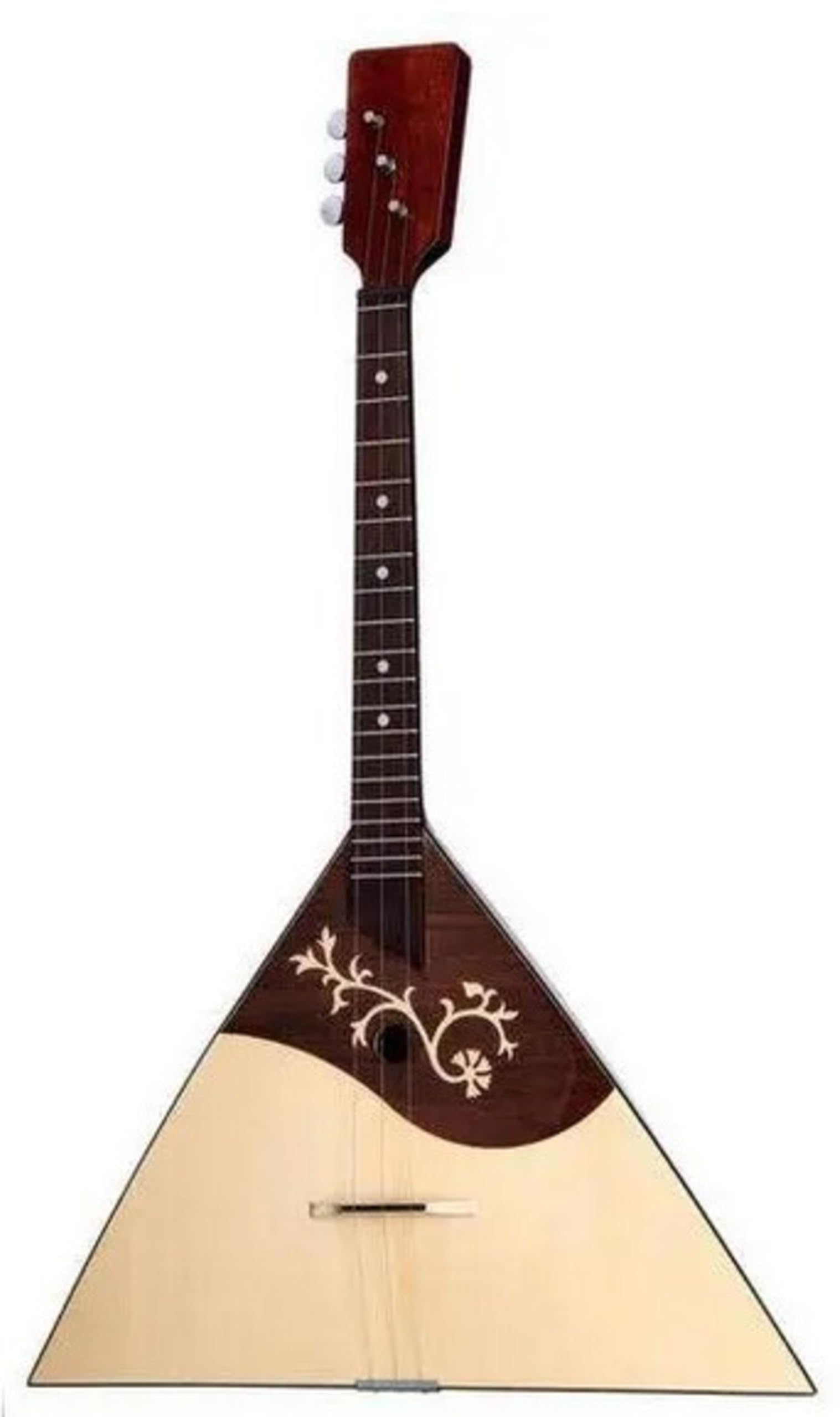 GEWA Prim Balalaika - 3-saitig - Massive Fichtendecke - Massive Ahornmuschel - 19 Neusilberbünde - Hochglanz - Made in Europe