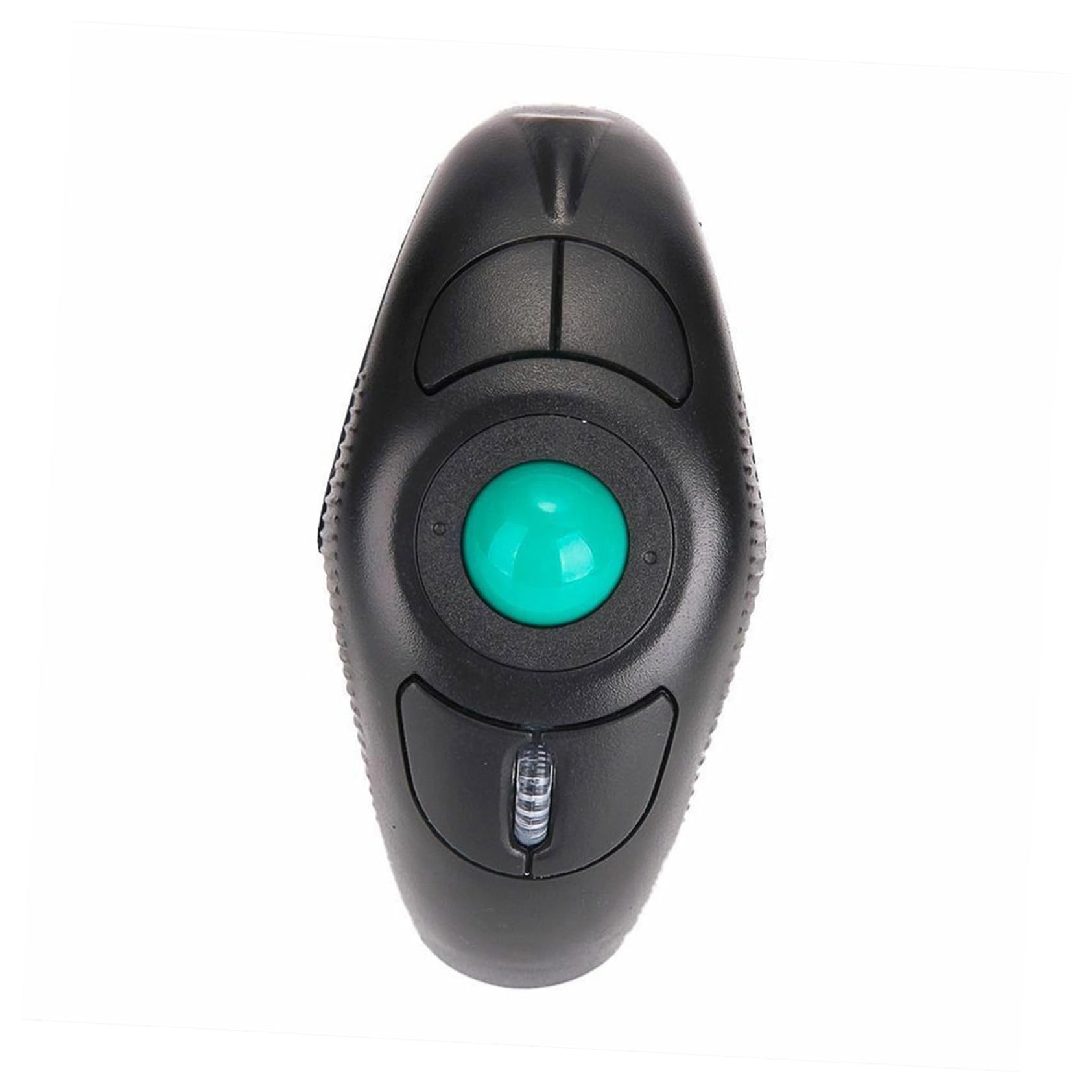 DOITOOL Souris Trackball sans Fil Portable en Plastique Noir Contrôle par Pouce USB 2.4ghz 1000dpi pour Ordinateur Portable Droitier et Gaucher