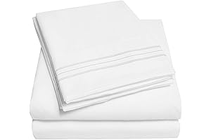 1500 Supreme Collection Queen Fitted Sheets: Enjoy a Luxurious Night's Sleep with...