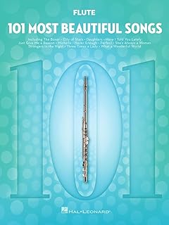 Flute Sheet Music Songbook: 101 Beautiful Songs