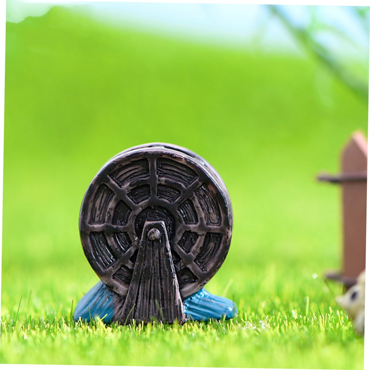 Hemobllo 50pezzi Mini Water Wheel Model for Garden Decor Portable Artificial Rockery Wheel for Fish Tank and Aquarium Landscape Accessory