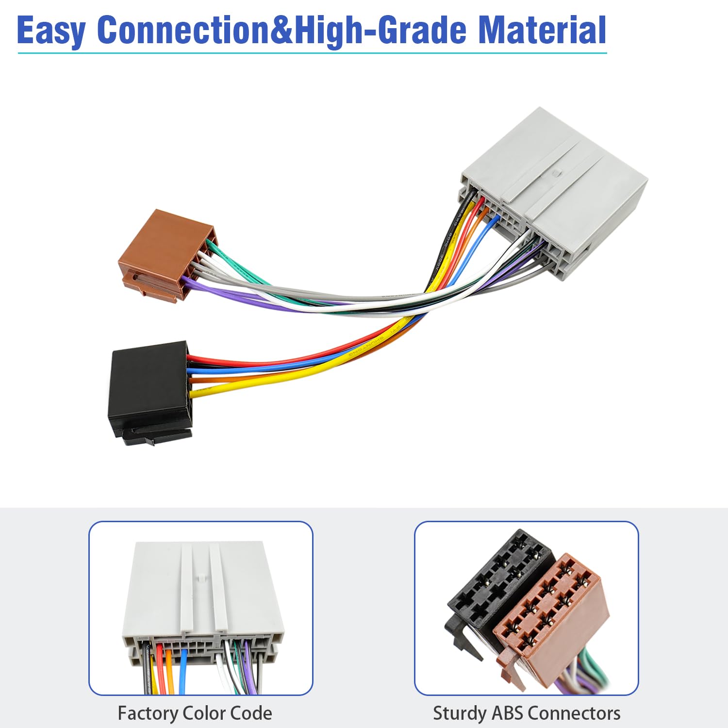 Car Radio Wiring Harness For Ford F-150, Escape, Expedition & Lincoln Mercury - Stereo Installation Adapter