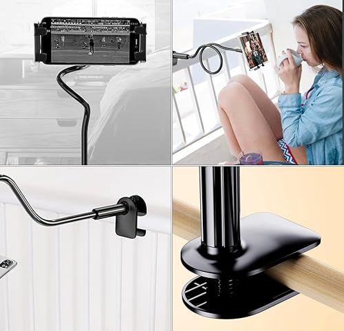 Vintree Porta Cellulare Da Collo Supporto Cellulare Gadget Tecnologici Regolabile E Flessibile Supporto A Collo Oca Da Scrivania Per Cellulare/Iphone Series/Huawei/Google Pixel E Altri Attrezzatura - 8