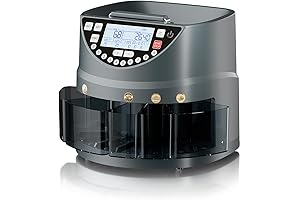 Aneken Coin Counter and Sorter - Accurate Change Counter and Sorter