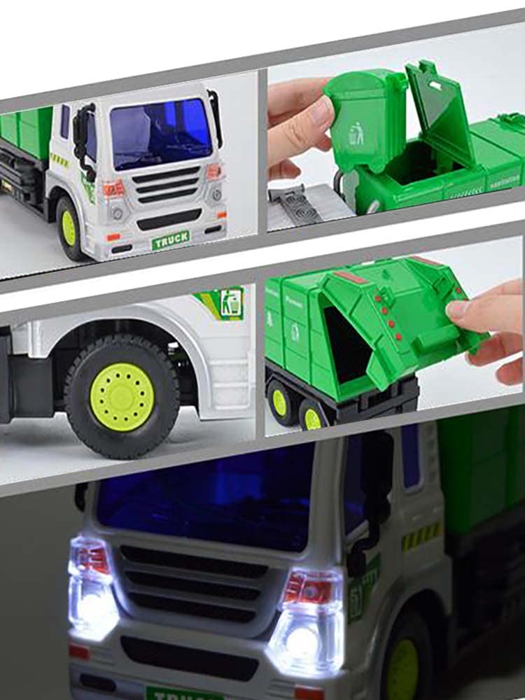 Amazon.co.jp: 1:16リモートコントロールごみ収集車のおもちゃ男の子の