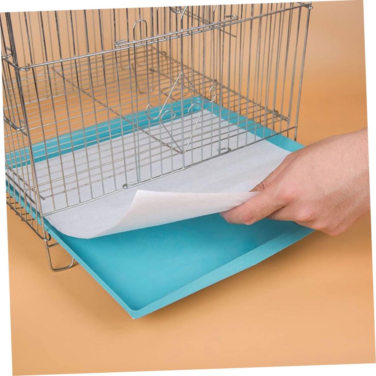 300pcs Thick Bird Cage Paper Pads Water Absorbent Liners for Parrots and Birds Convenient Safe and Breathable