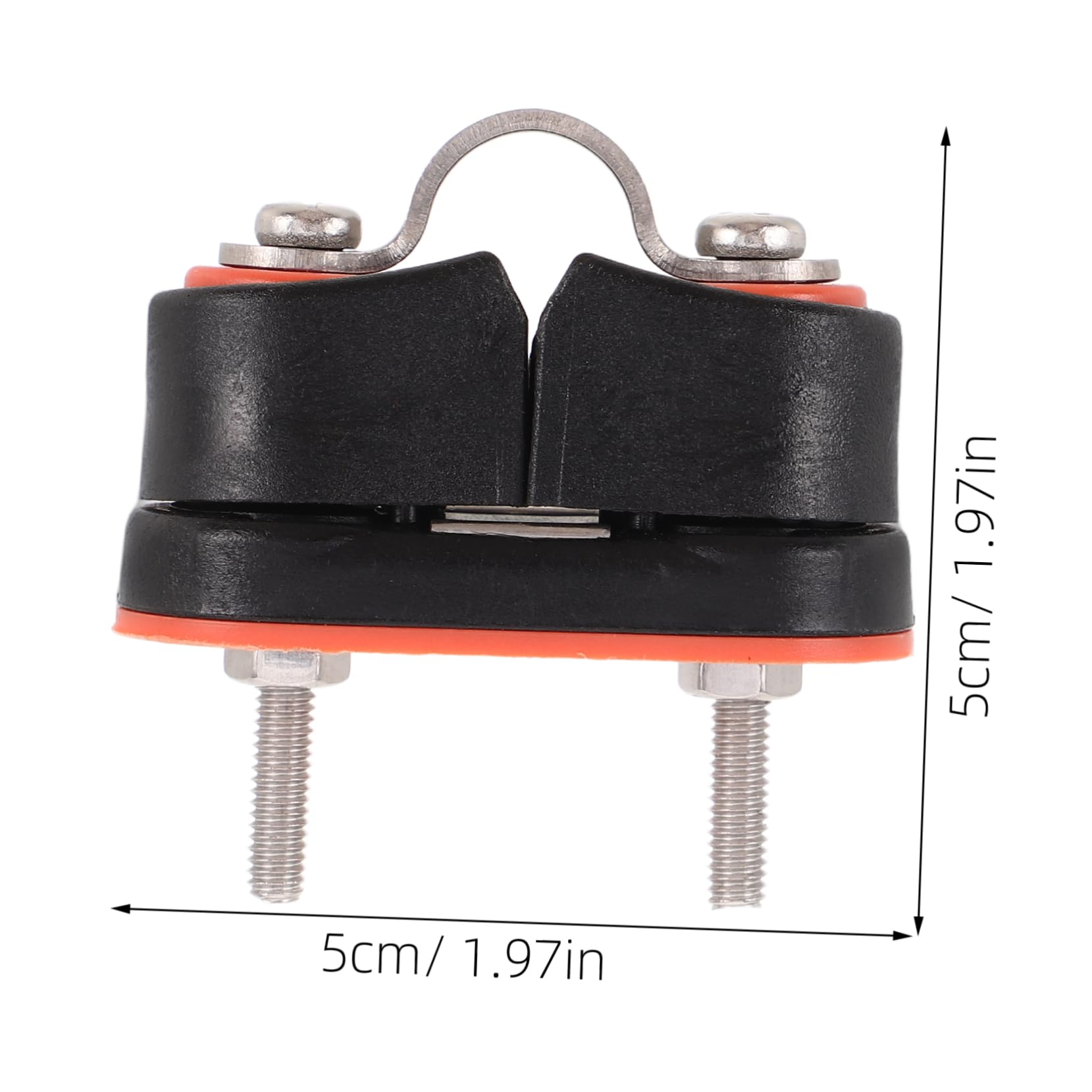 Abaodam Heavy Duty Nylon Cam Cleat with Stainless Steel Ball Bearing for Secure Rope Management Easy Installation for Sailing and Boating Accessories