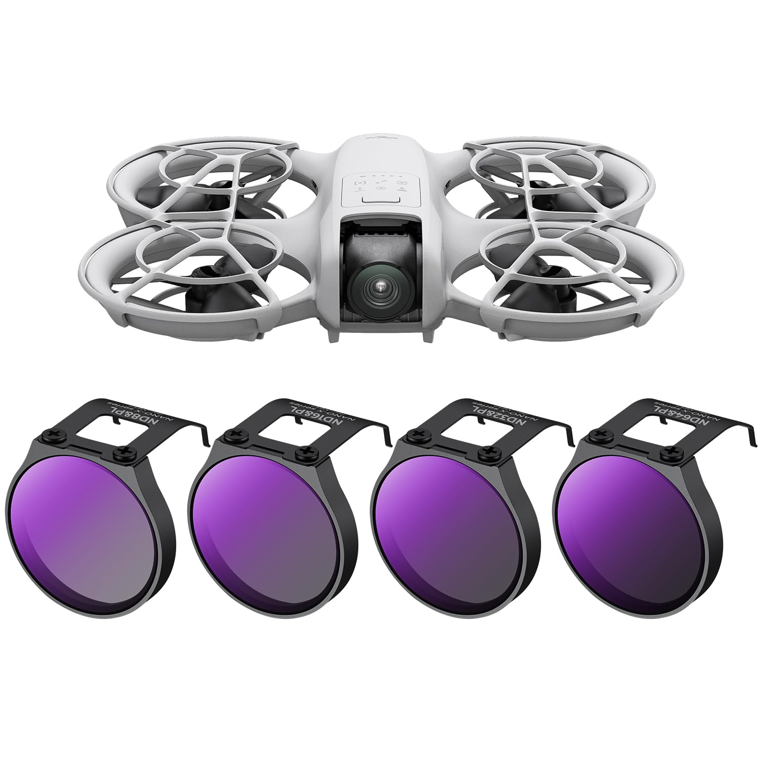 K&F Concept Filtros ND/PL Para DJI Neo - ND8, ND16, ND32, ND64 Con 28 Capas De Revestimiento Nano