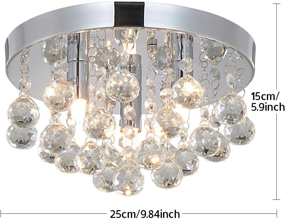 pic Crystal Chandelier Small Dining Room Chandeliers modern round crystal chandelier light 3 light small crystal flush mount ceiling light silver modern ceiling lamp chandelier light fixture for