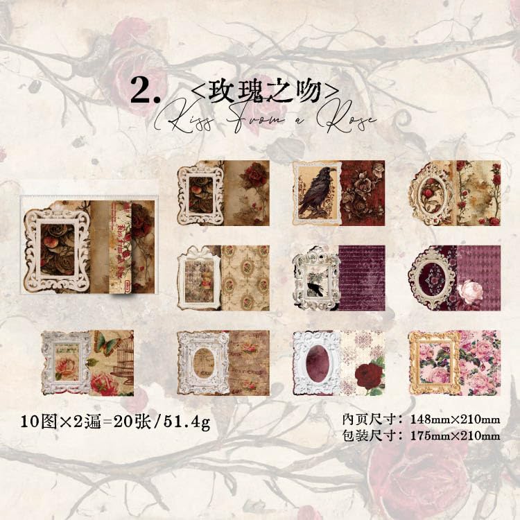 コラージュ素材 まとめ売り 大容量 ヴィンテージ アンティーク素材 小物収納付き Amazon.co.jp: コラージュ素材 シール レトロ アンティーク
