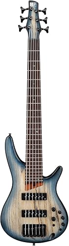 Ibanez Standard SR606E Bajo - Cosmic Blue Starburst Flat