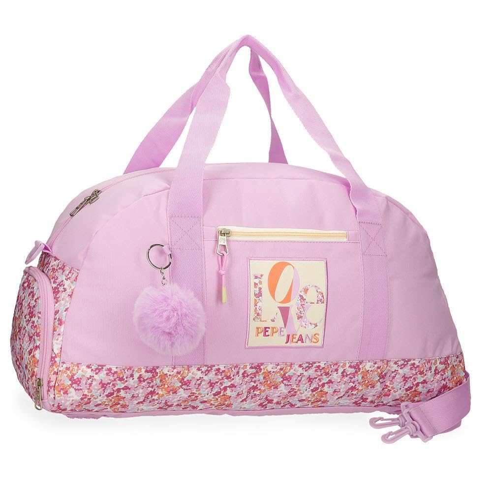 Pepe Jeans Sandra School Bag, Perfect Size for Backpack, Briefcase or Handbag by Joumma Bags, Pink, Travel Backpack