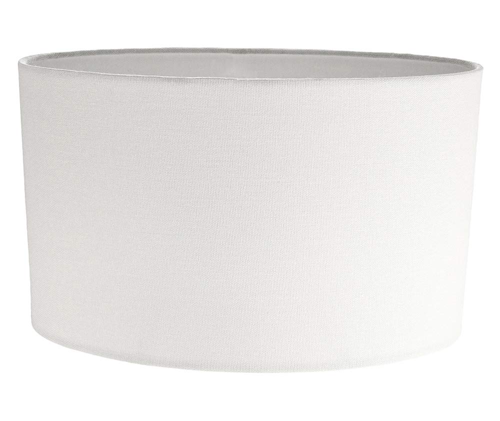 Contemporary and Elegant Soft Lilac Linen Fabric Cylinder Lamp Shade for Wall Ceiling or Table - 18cm High 40w Maximum Suitable for The Home or Business by Happy Homewares — view 24