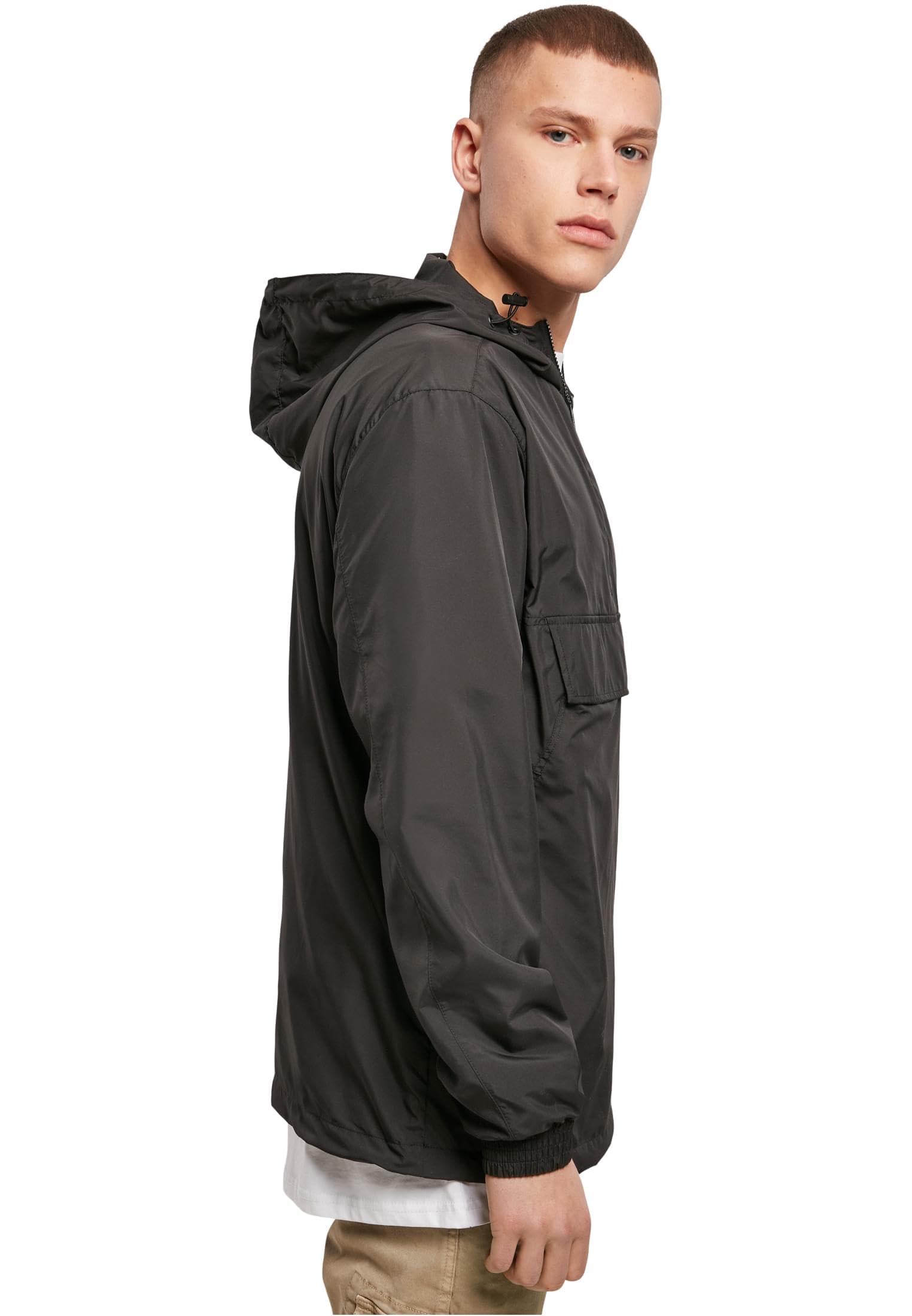 Build Your Brand Basic Pull Over Jacket Giacca a Vento Uomo