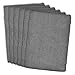 DII Cleaning, Washing, Drying, Ultra Absorbent, Microfiber Dish Towel, 16x19" (Set of 6) - Gray