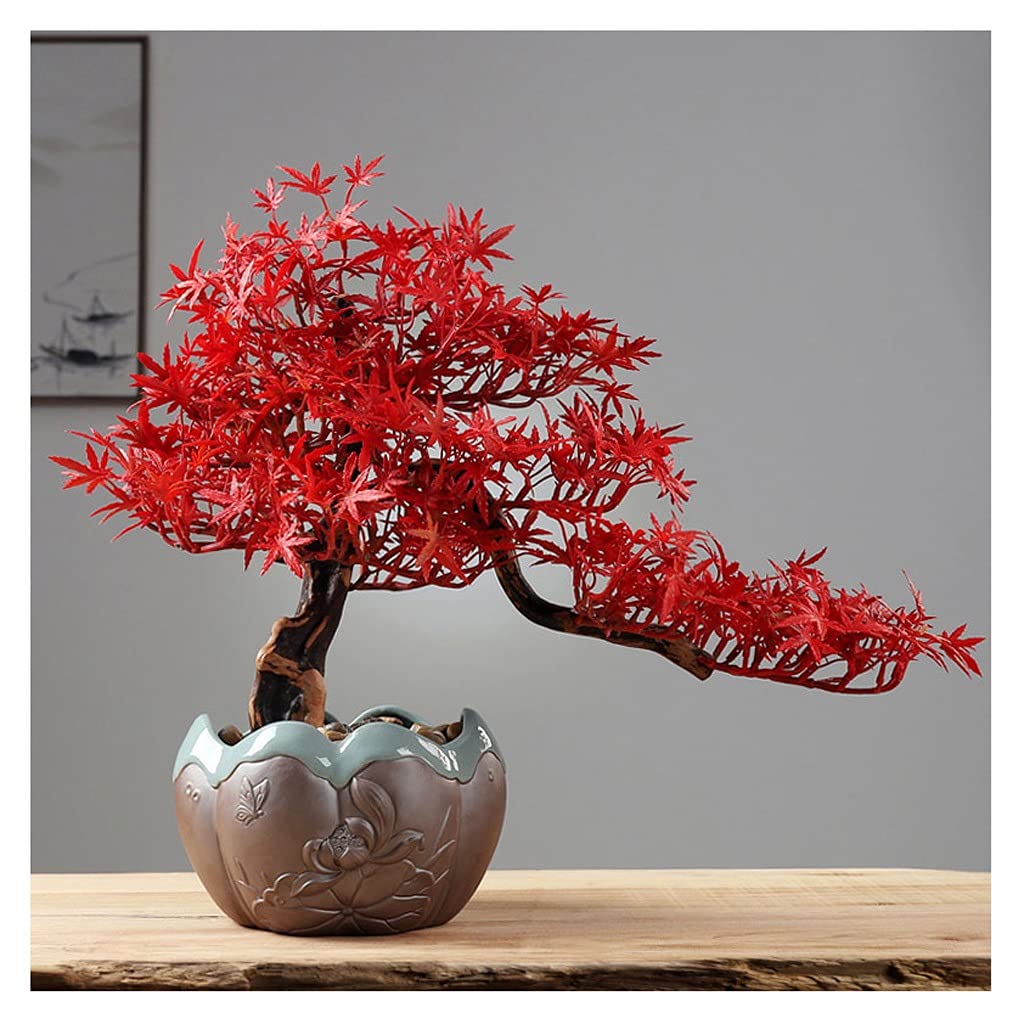 Fake plantes vertes sans arrosage pour revitaliser un bureau sombre