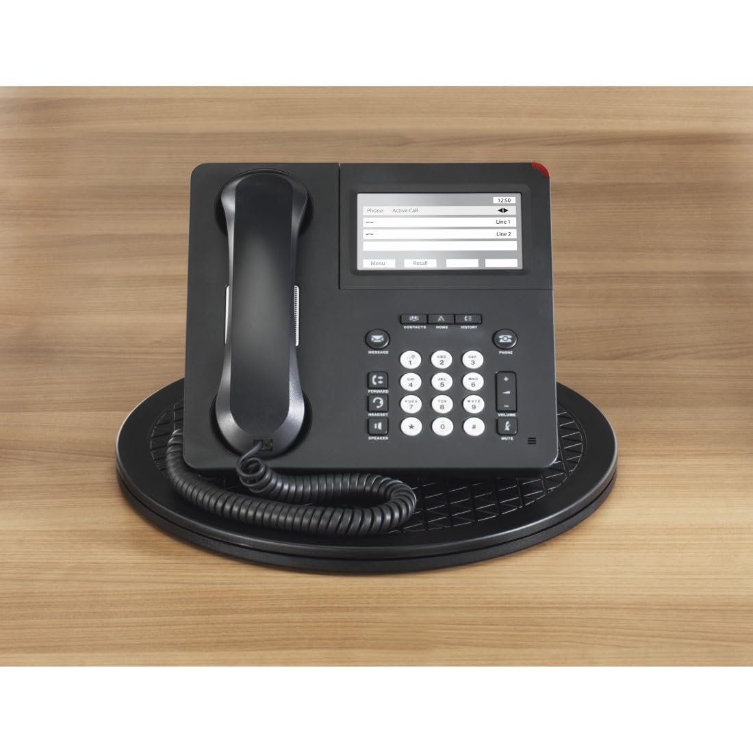 Hama Plateau Tournant Universel Hama 30cm (Plateau Rond Rotatif 360° Multifonction, Taille L, Supporte 80 kg, idéal pour TV, Enceintes, Ecrans, Plantes, Ustensiles de Cuisine, Modelisme) Noir