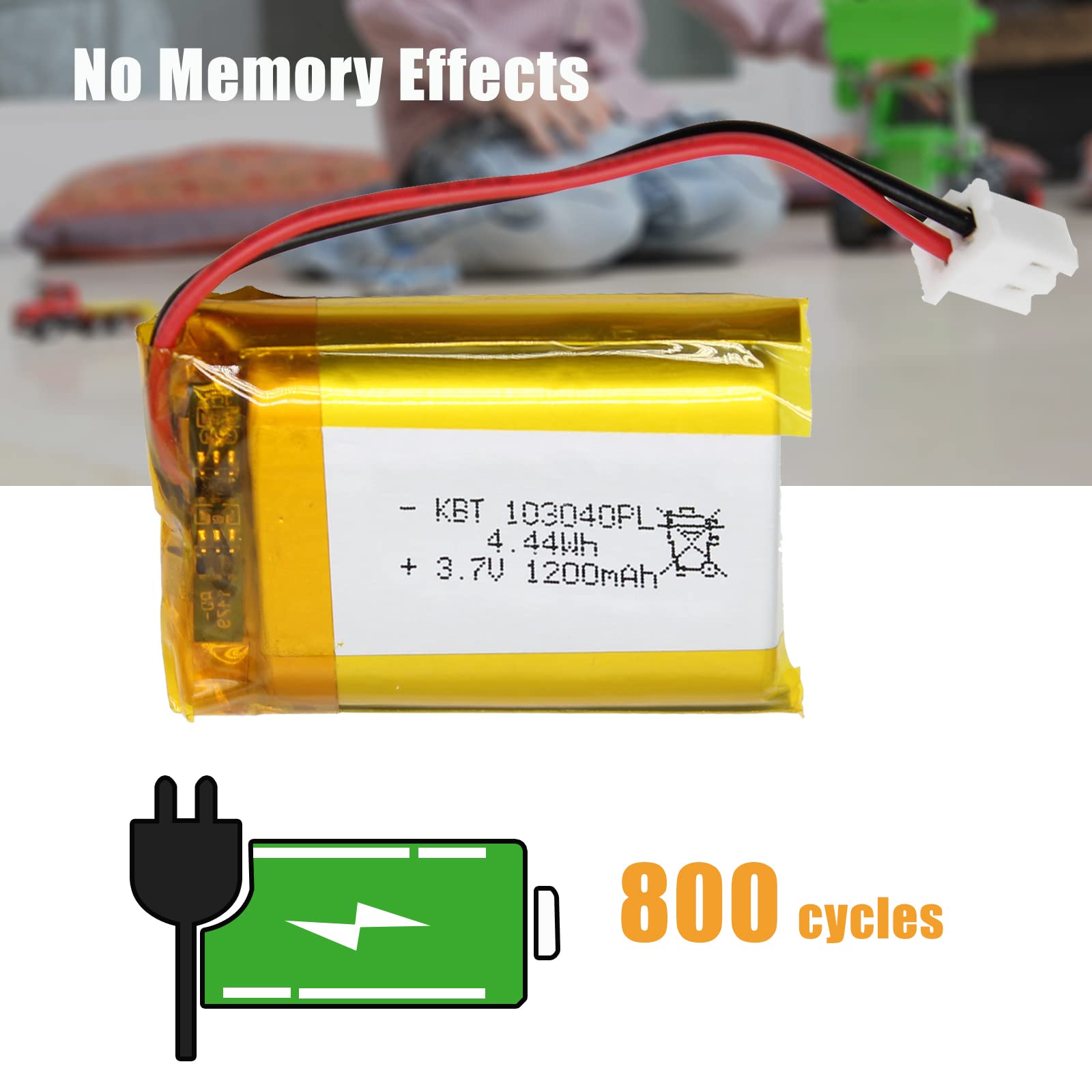 IᑭᕼOᑎE ᙭ Amazon.com: KBT 3.7V 1200mAh Li-Polymer Battery: 103040 Lipo