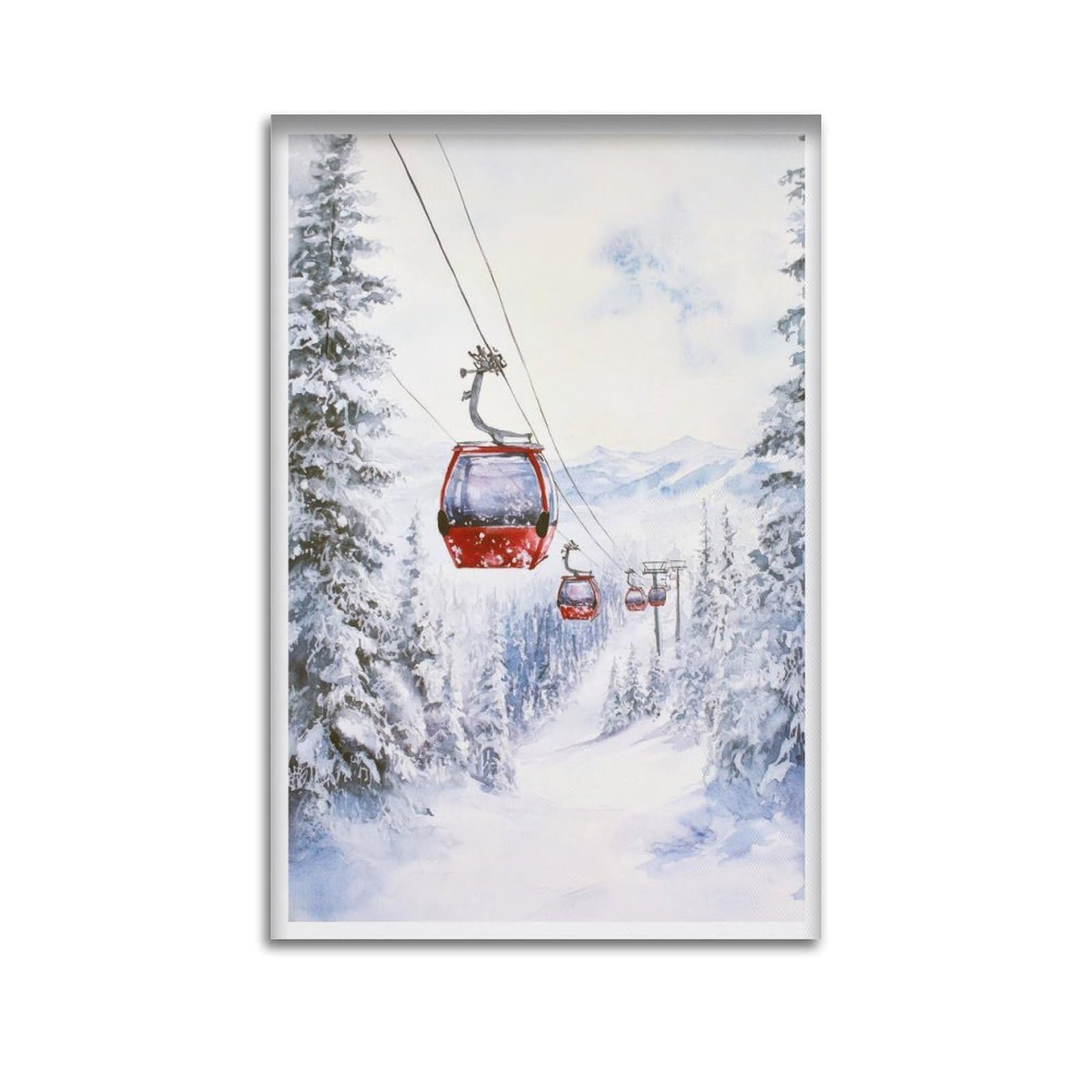 xiaoxiaoshen Aspen Colorado Travel Landscape Rocky Mountains Canvas Poster Wall Art Prints Room Aesthetic Murals Bedroom And Living Decorations 24x36inch(60x90cm)