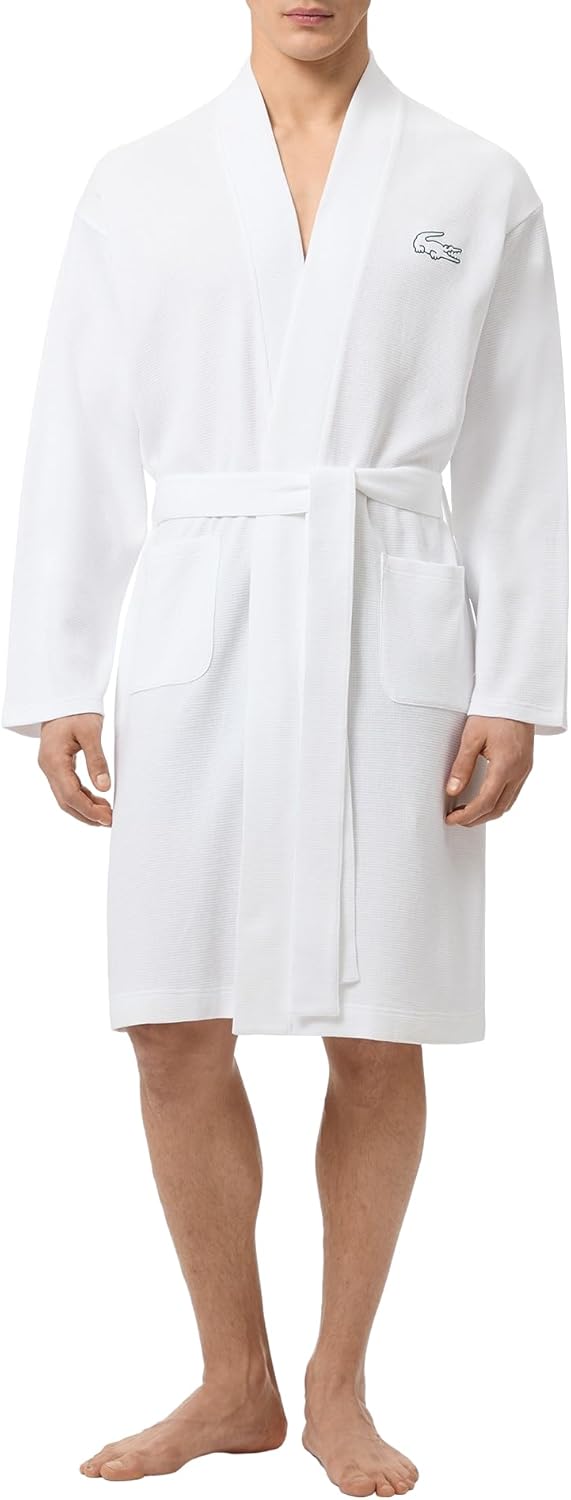 Lacoste Men's Men's Knit Robe (Amazon Exclusive)