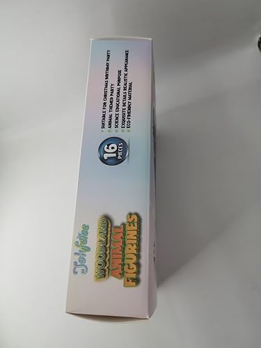 Miniatura 12 de Figuras de animales pequeños para niños, 16 figuras realistas de animales del bosque, figuras de criaturas del bosque, juguetes educativos para