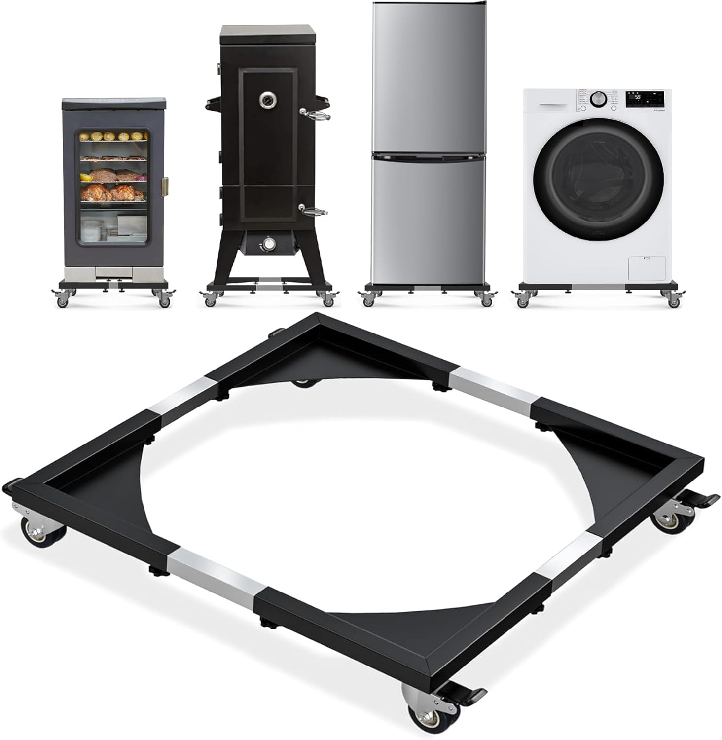 KEESHA Universal Smoker Stand w/Wheels