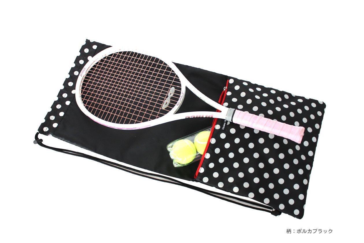 Amazon | Hanna Hula(ハンナフラ) 収納ポケット付テニスラケットケース