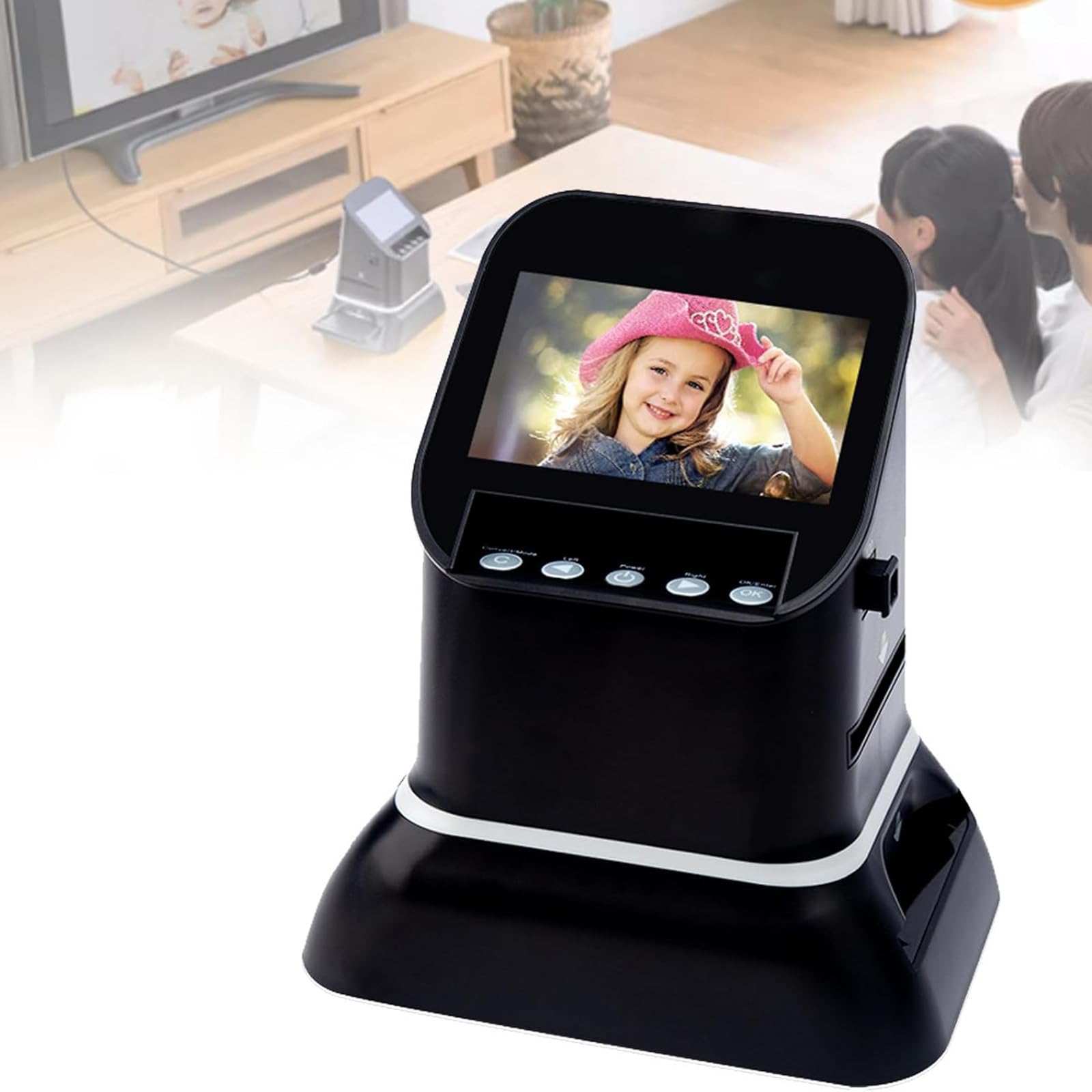 120 High Resolution Film Slide Scanner, for 35mm, 135,126,127 Negatives & Slides to Digital JPEG, Supports Image Preview & Editing-image-24