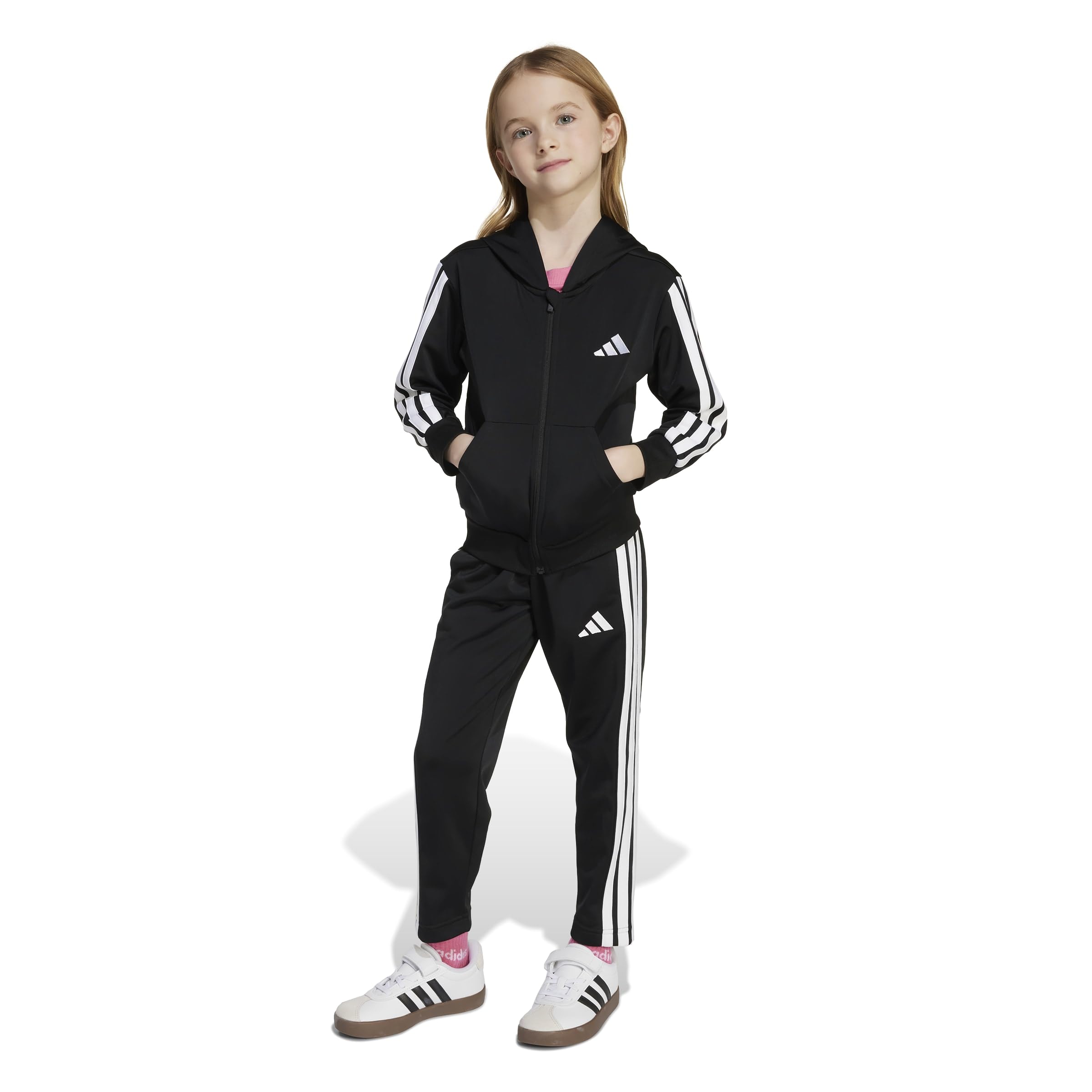 adidas Kinder Essentials 3 Stripes Tracksuit Trainingsanzug