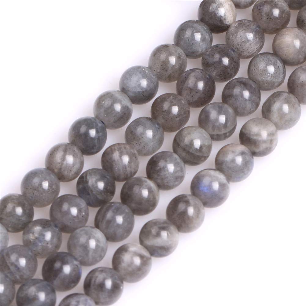GEM-INSIDE CREATE YOUR OWN FASHIONGEM-Inside Natural 6mm AA Grade Blue Rainbow Labradorite Gemstone Loose Beads Round Crystal Energy Stone Power for Jewelry Making 15''