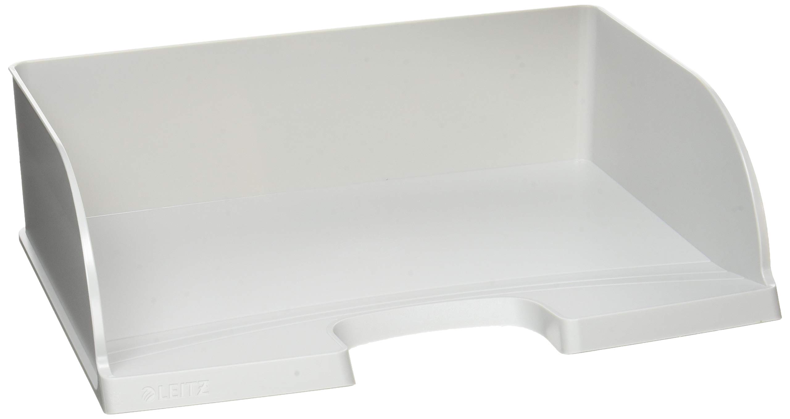 Leitz 52190085 - Cestino per lettere, formato A4, confezione da 4 pezzi, con capacità extra, colore: grigio