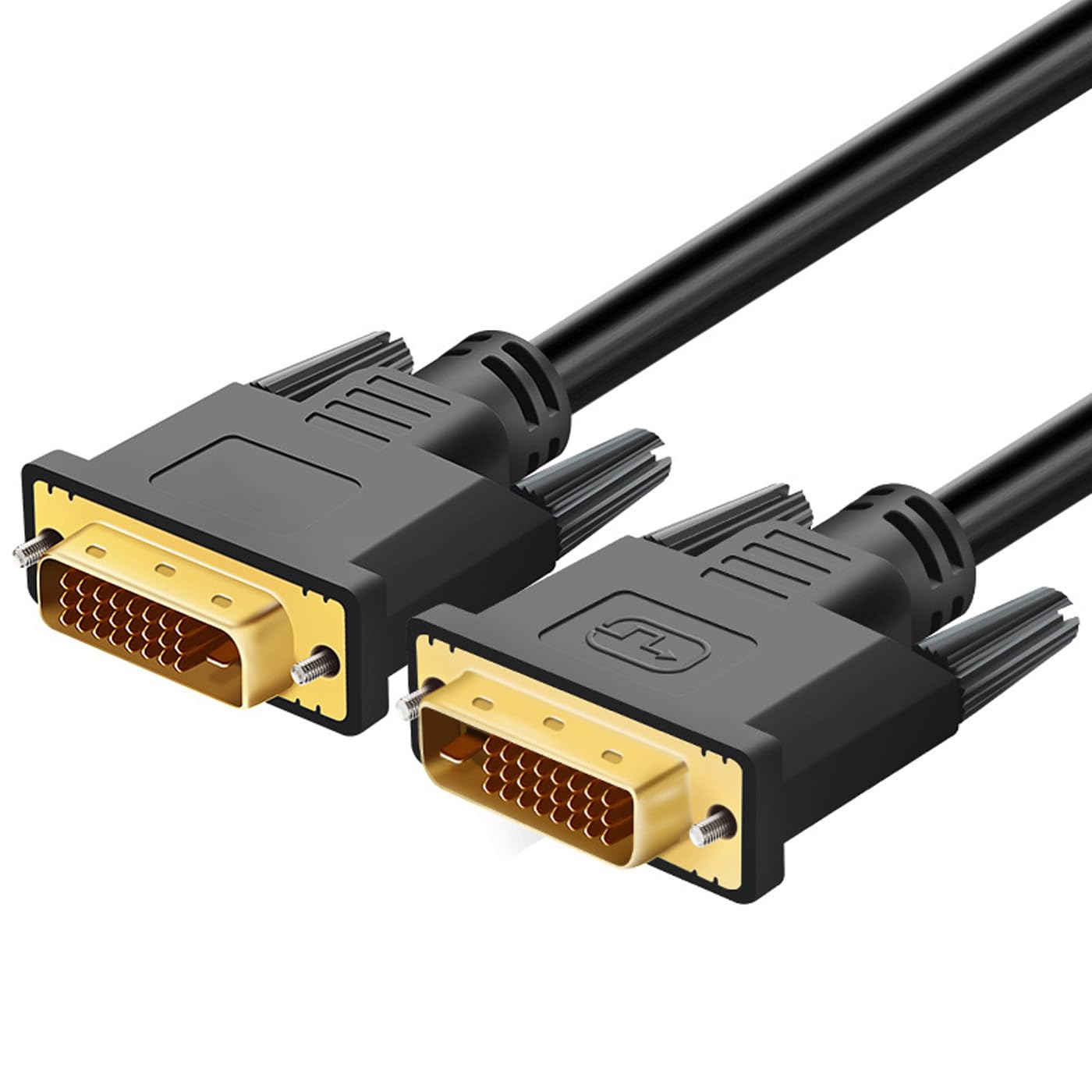 DUTTY Cable de DVI a dvi, d 24 + 1, de Monitor de vídeo Digital de Cabeza Masculina, para tvad, 1,5 Metros