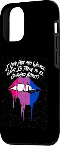 Miniatura 2 de iPhone 1212 Pro I Love Men and Women Bisexual LGBTQ Bi Pride Gay Lesbian Case