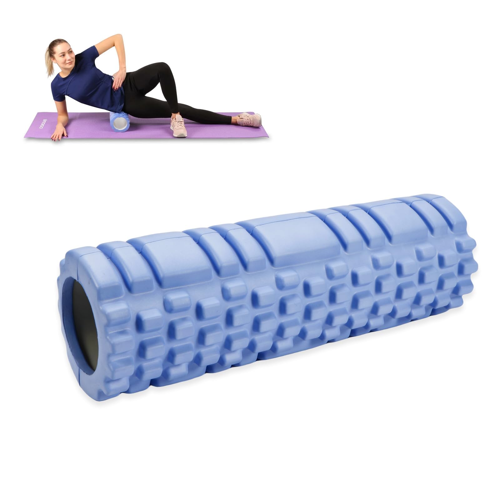 Facia Roller Back Spine, Blackroll, Massage Roller for Back, Spine, Back Legs, Fascia Roller Spine for Fitness, Gym (Blue) โ image 1