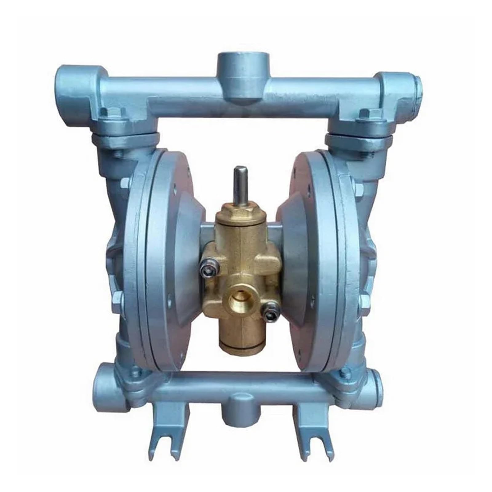 CUDTAPI Chemical Pump Air Operated Double Diaphragm Pumps, 1/2" 19 L/min 5GPM Pneumatic Aluminum Alloy Liquid Fuel Water Treatment(QBY-32)