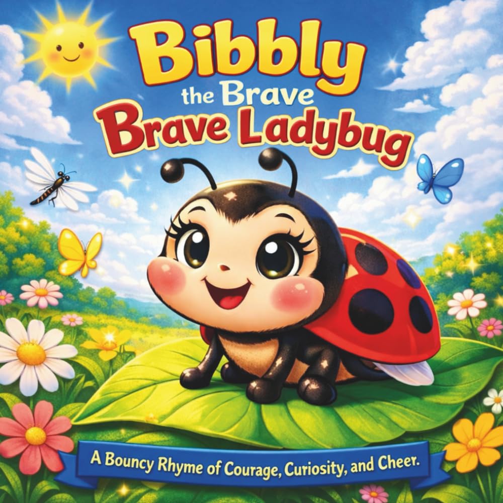 Bibbly the Brave Ladybug: Children's Storybooks| A Bouncy Rhyme of Courage, Curiosity, and Cheer| Adventure| Animals| Bugs, Ladybug| Friendship| ... 30 Pages| Size 8.5 x 8.5 (Childrens Books)