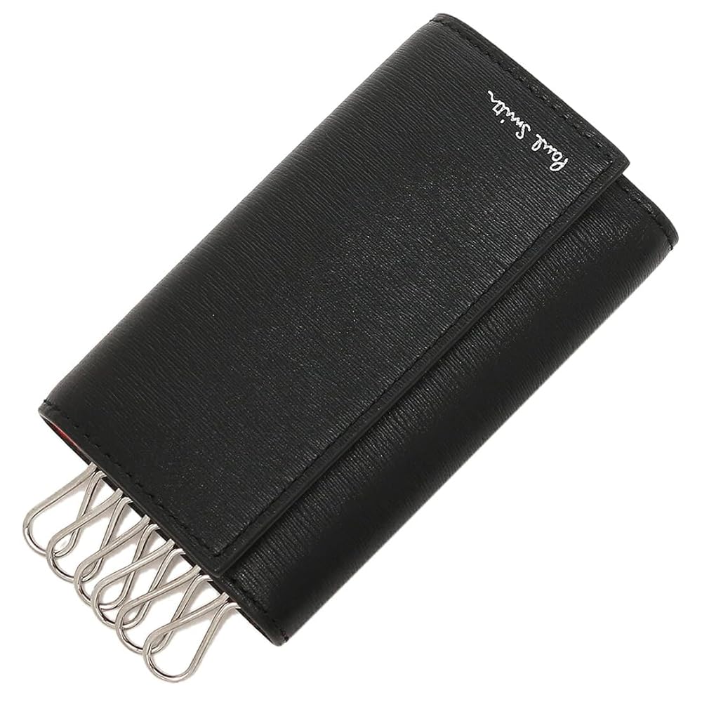 PAUL SMITH キーケース M1A1981X ASTRGS Amazon.co.jp: [ポールスミス]キーケース ブラック レッド PAUL