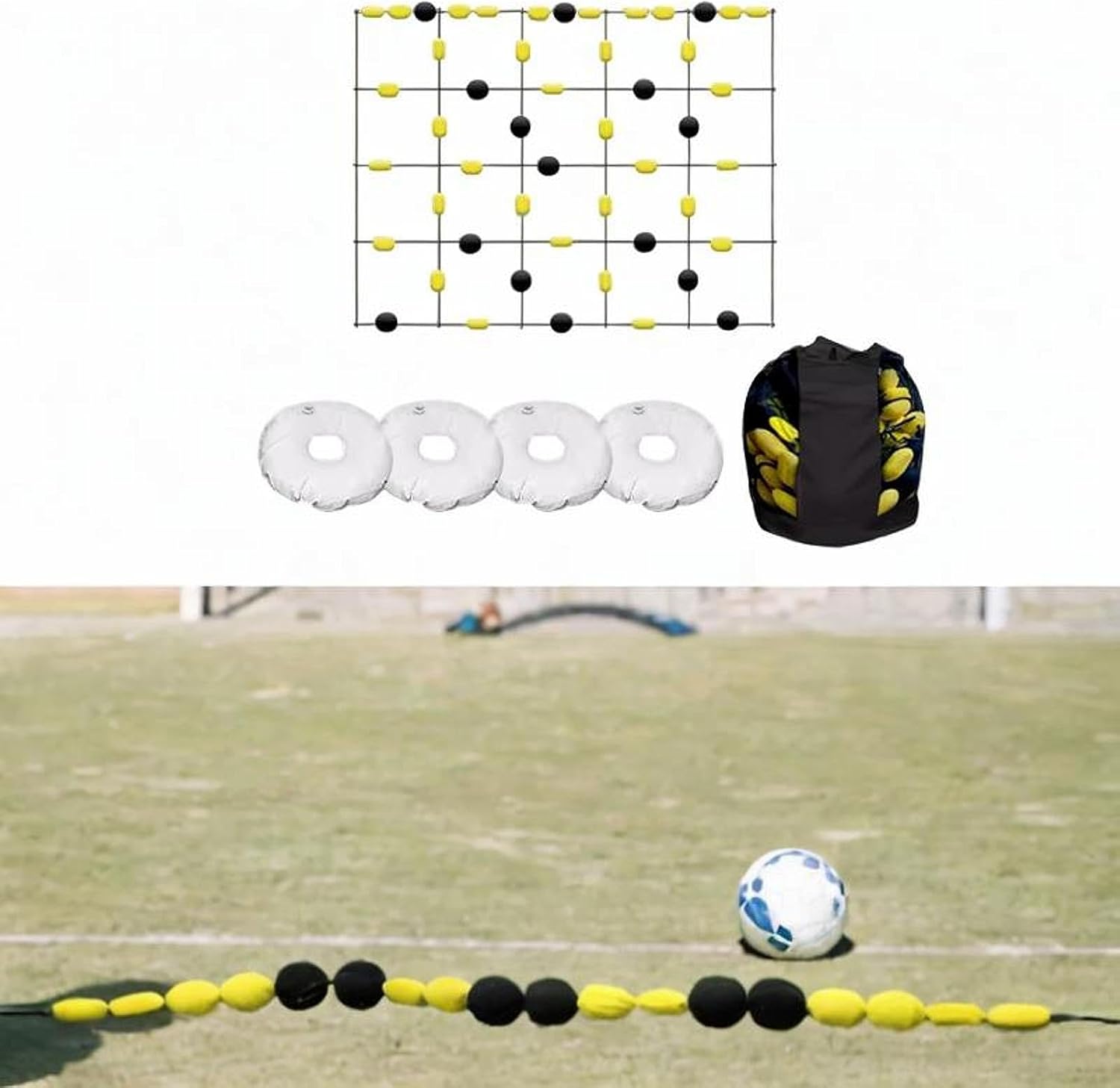 ゴールキーパー用ボールデフレクター付きトレーニングキット