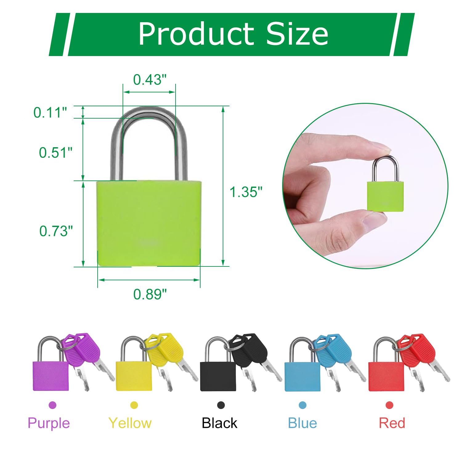 Serrature Bagagli Con Chiavi Set 10 Lucchetti Valigie Colorati
