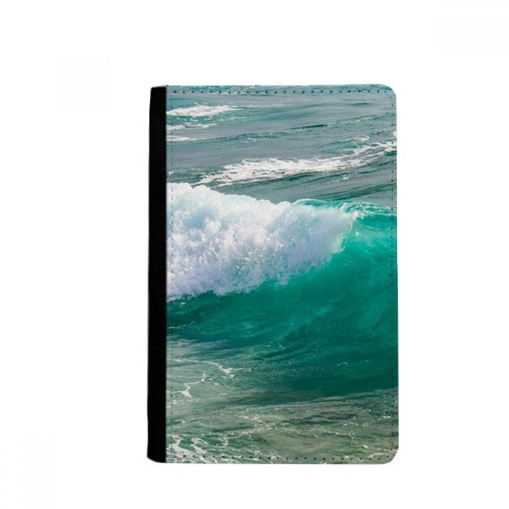 Spray Water Sea Wave Science Nature Picture Passport Holder Notecase Burse Wallet Cover Card Purse