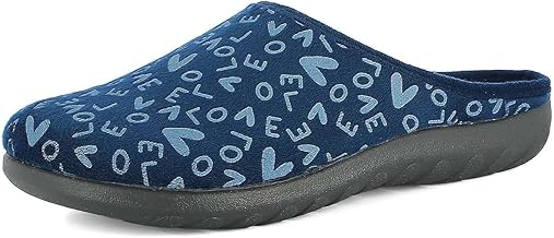 inblu Women's Slippers with Love Lettering Design, Lightweight and Flexible Sole