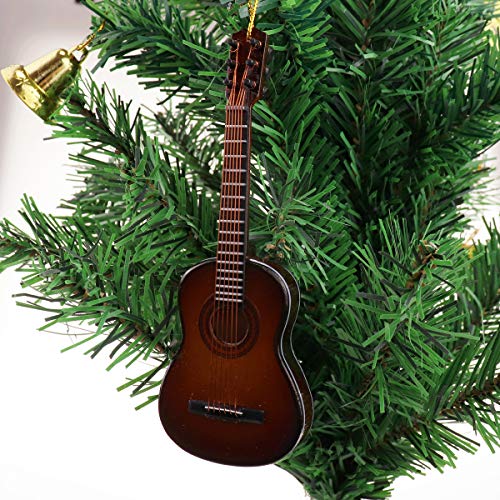 Dselvgvu – Guitare miniature à suspendre – Instrument de musique – Réplique d’arbre de Noël – 13 cm – Guitare classique… - Les Beatles, Paul McCartney, John Lennon, RIngo Starr, George Harrison Dselvgvu - Guitare miniature à suspendre - Instrument de musique - Réplique d'arbre de Noël - 13 cm - Guitare classique… – Image 5