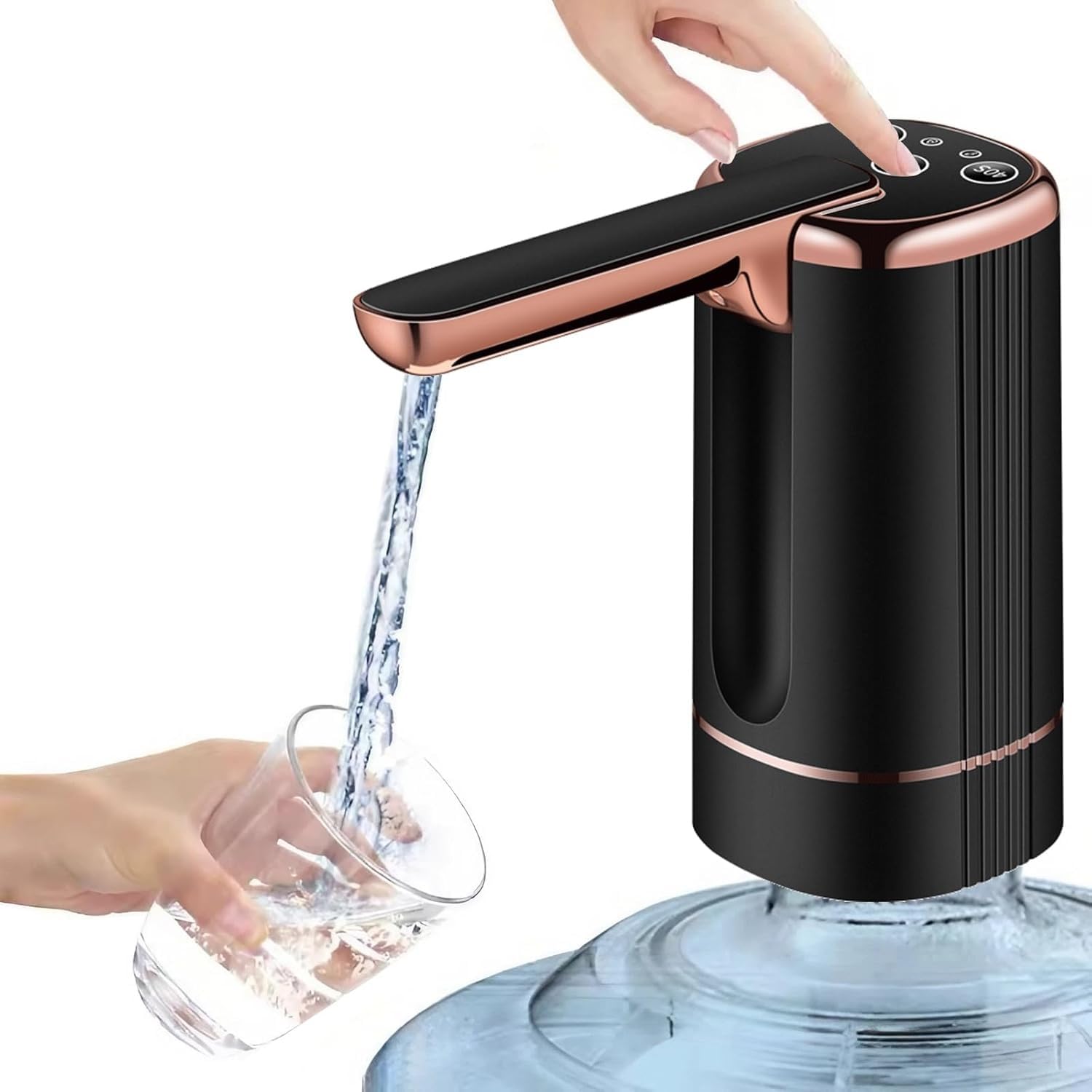 Automatic Water Dispenser Pump for 20 Litre Bottle | Portable USB Rechargeable Water Pump Dispenser for Home, Office & Outdoors | Water Can Pump for 20 Litre | Water Can Dispenser-image-9