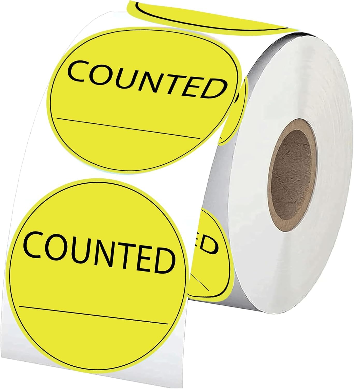 Counted Stickers Inventory Control Labels 500 Pcs Counted Shipping Labels