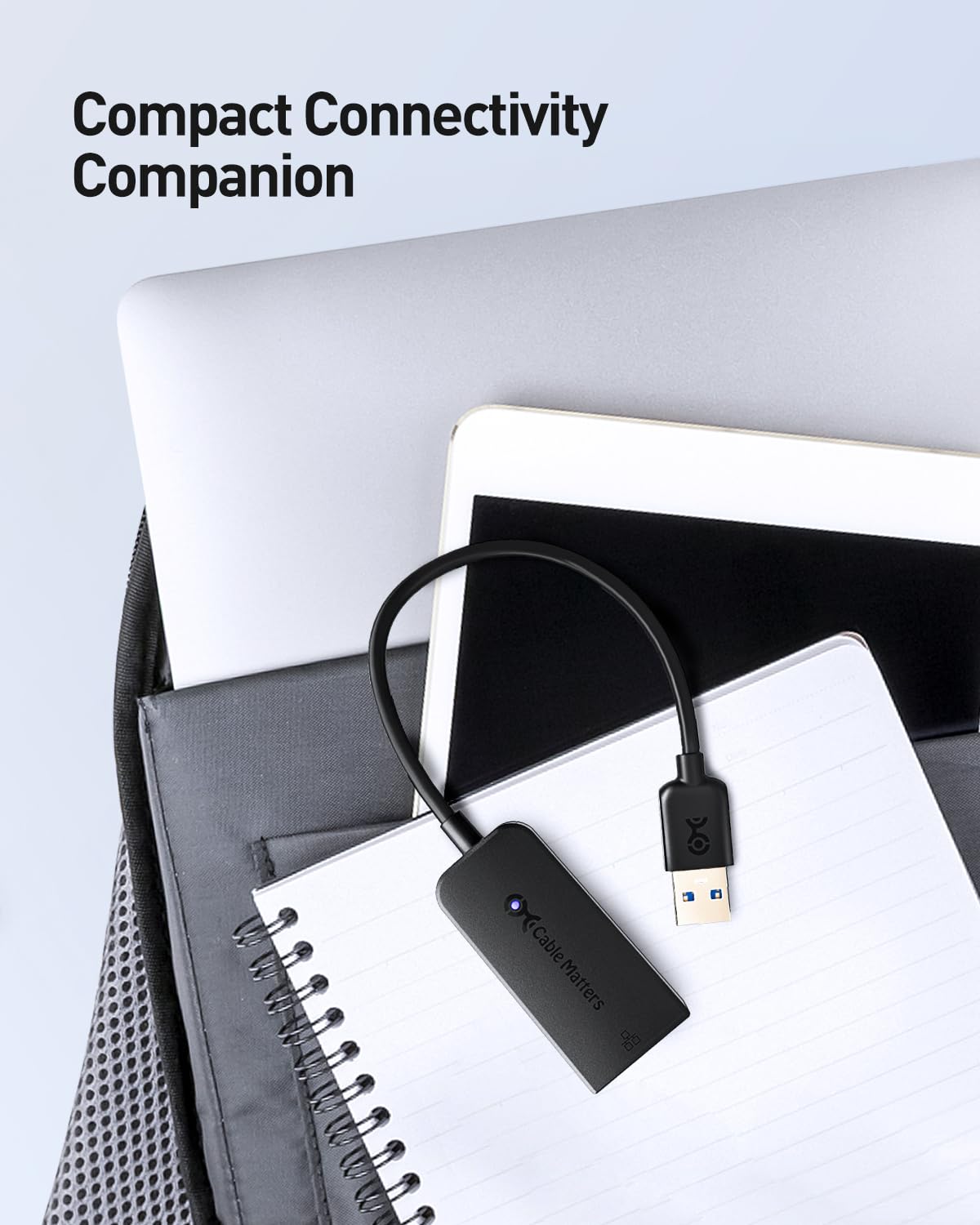Cable Matters Lot de 2 Adaptateurs USB 3.0 vers Gigabit Ethernet, Noir | 10/100/1000 Mbps LAN, Plug et Play, USB réseau adaptateur, PXE MAC Address Clone, ordinateur portable