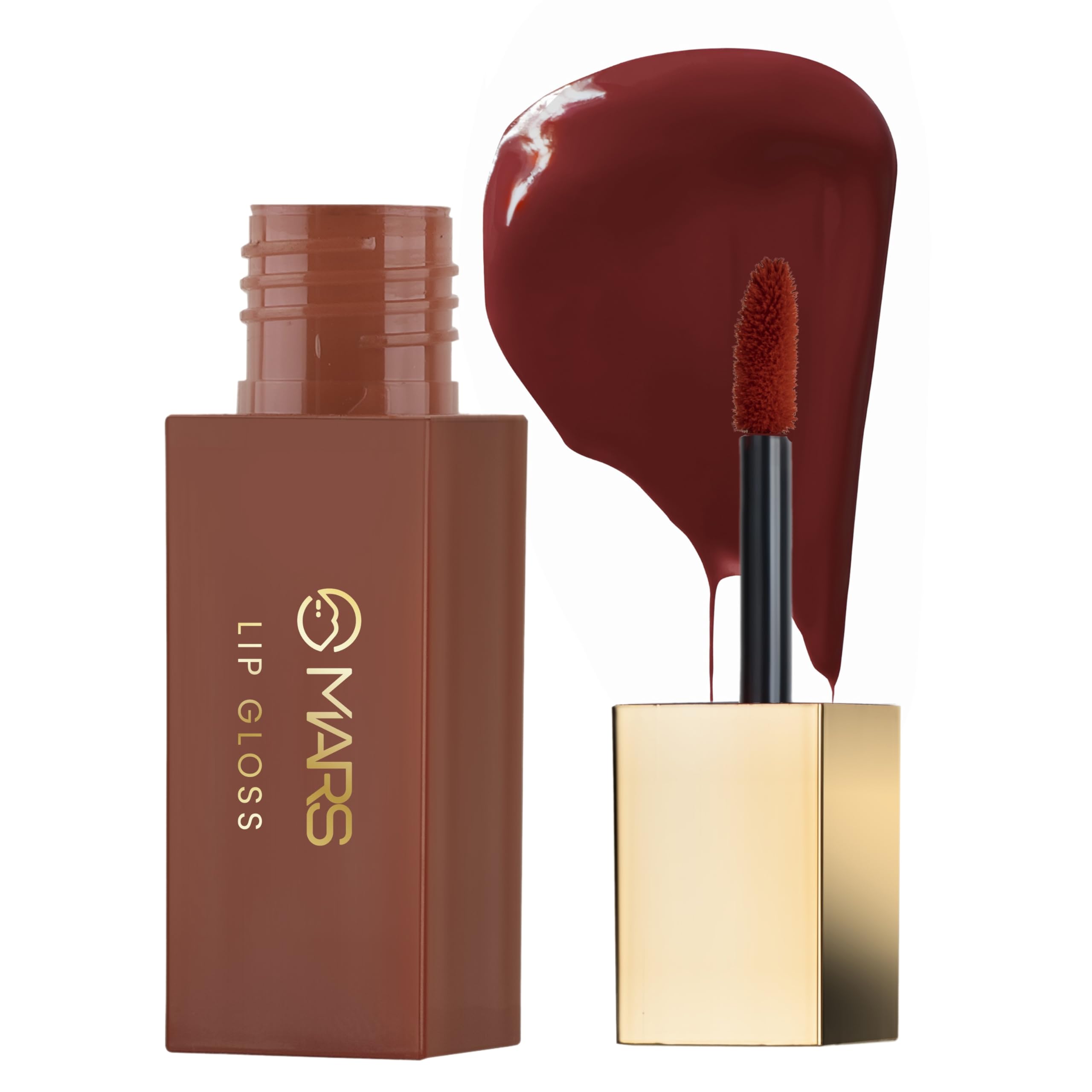 MARS Golden Era CineMagic Lip Gloss | Highly Pigmented | Long-Lasting Upto 12 Hours | Transfer-Proof and Smudging-Proof | Instant High Shine Gloss | Comfortable Wear (2.0ml) (06-LAILA)
