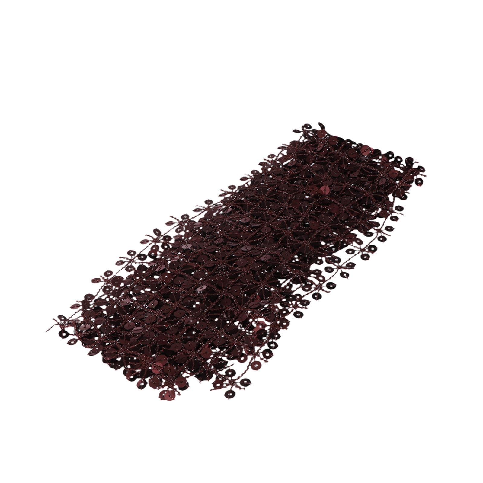 merishopp Fashion Sparkle Sequin Scarf Bride Ladies Daily Wear Girl Glistening Scarf Dark Brown| Soft | Lightweight | Warm | Comfortable-picture-16