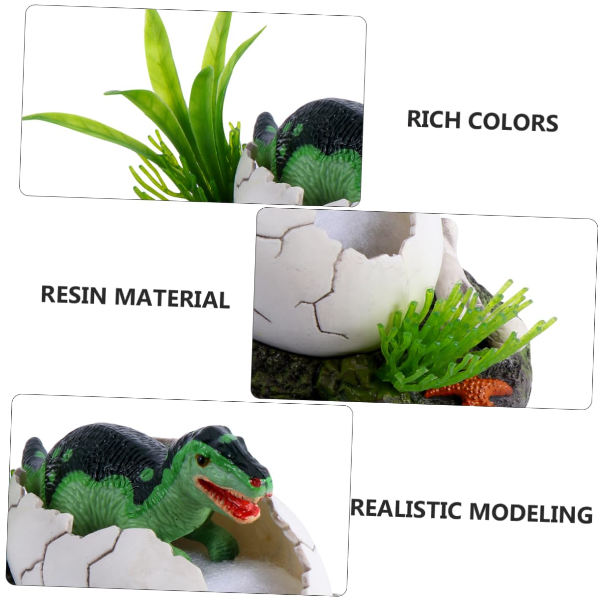 TOYANDONA Decorazione per Acquario in Resina Verde Tana per Animali Acquatici e Pompa di Ossigeno, Accessorio Funzionale per Serbatoio e Arredamento Acquario