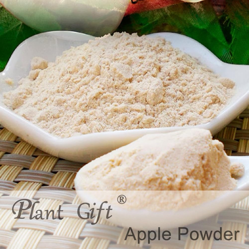 100% Natural Pure Apple Powder 100g/3.52oz 苹果粉 para batidos, batidos, panadería y bebidas, té, jugos | sin conservantes, sin azúcar añadido